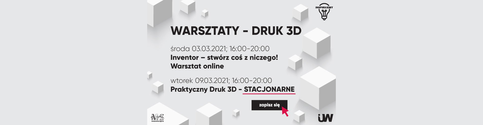 baner Warsztaty druk 3D