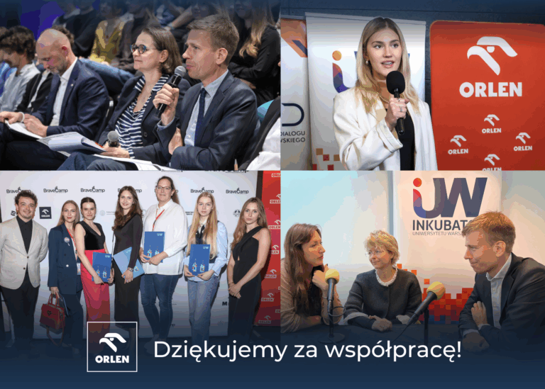 Dziękujemy ORLEN za wsparcie 14. edycji BraveCamp!