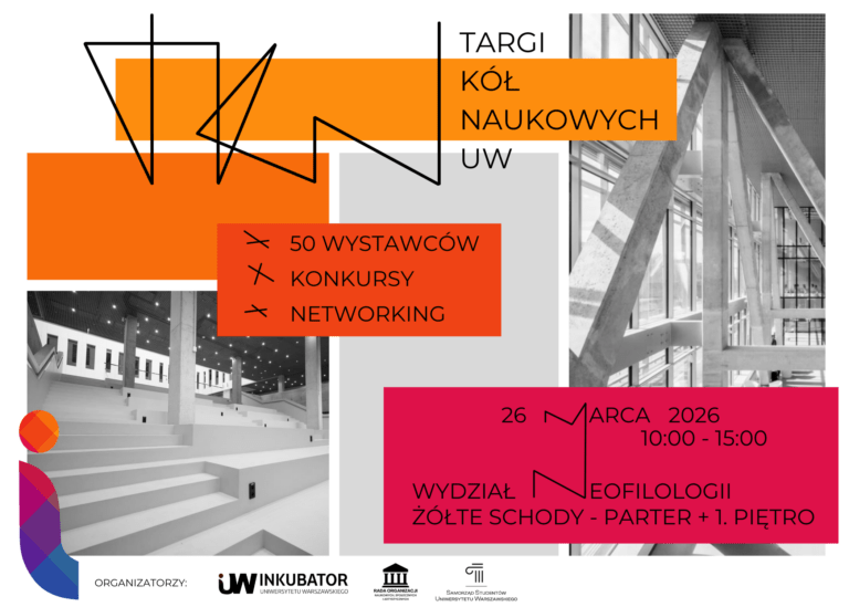 Już po raz czwarty zapraszamy na Targi Kół Naukowych UW!